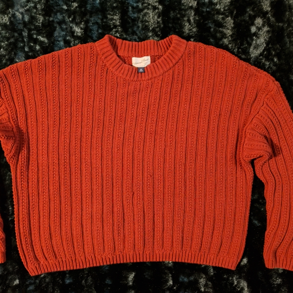 Women's Orange Sweater